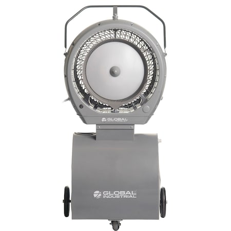 Global Industrial 23in Portable Atomizing Evaporative Cooler, 18 Gallon, 1,625 CFM 604135